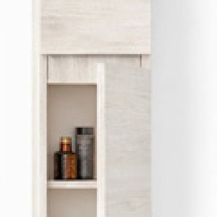 Mobile Colonna Per Composizione Roma Colore Rovere Bianco cm 125×30×25 (codice colore 623)
