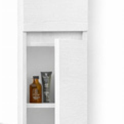 Mobile Colonna Per Composizione Roma Colore Frassinato Bianco cm 125×30×25 (codice colore 800)