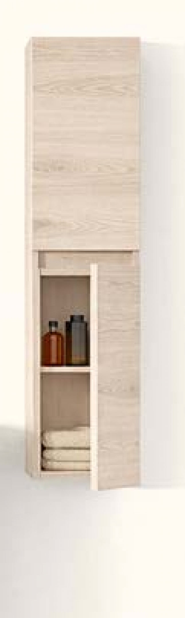 Mobile Colonna Per Composizione Roma Colore Rovere Grigio cm 125×30×25 (codice colore 611)