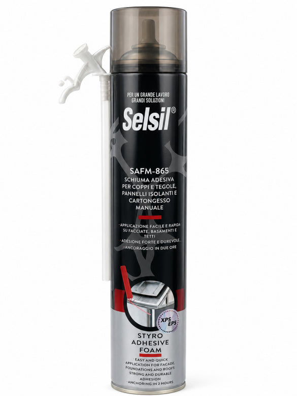 Schiuma Poliuretanica Manuale 750 ml Per Coppi E Tegole