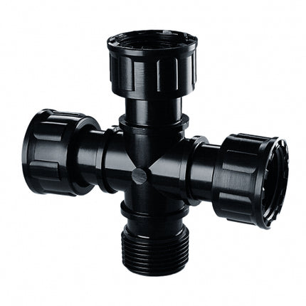 Raccordo a croce per collettori 1" femmina