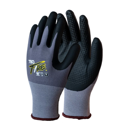 Guanto in nylon/spandex a 15 aghi, spalmatura in Nitrile foam traspirante con finitura Tyre antiscivolo - Taglia 8/M