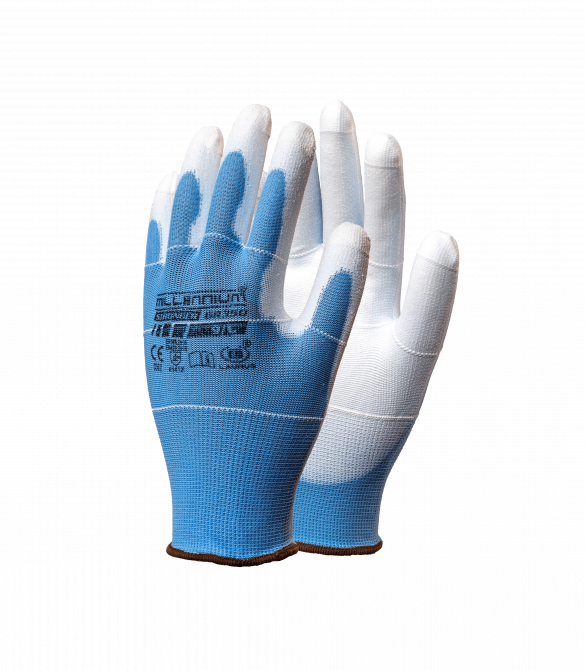 Guanto in nylon calibro 15 gauge, rinforzato sul palmo e sulle dita fino a tre volte più resistente - Taglia 11/XXL