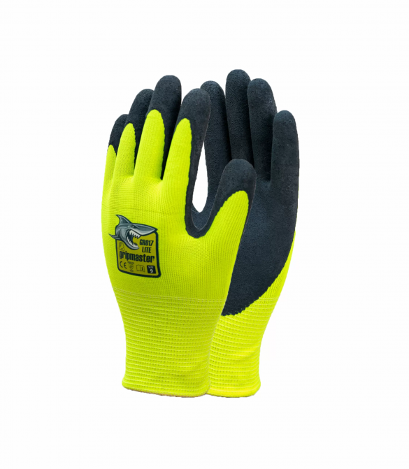 Guanto in nylon alta visibilità calibro 15 gauge con palmo rivestito in schiuma di lattice con finitirua sandy finish - Taglia 11/XXL