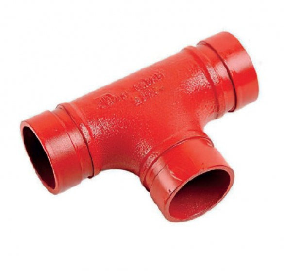 Raccordo A Tee Scanalato In Ghisa Duttile - Misura: 42,4 mm (1"1/4)
