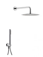 Set doccia soffione e set duplex tondo - Soffione ø200