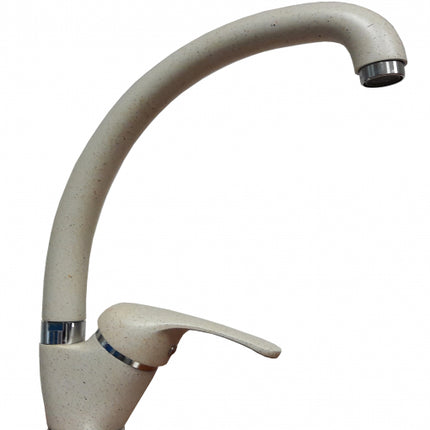 Miscelatore lavello canna tonda - Colore: Granito Avena