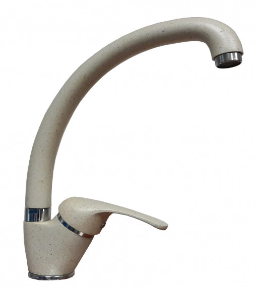 Miscelatore lavello canna tonda - Colore: Granito Avena