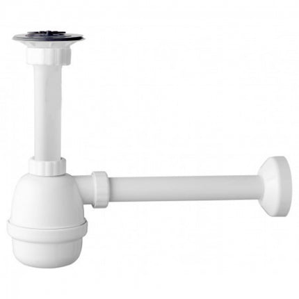 Sifone 1 via per lavello porcellana con piletta
