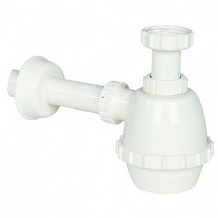 Sifone 1 Via Per Lavello Inox Senza Piletta