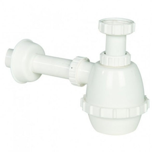 Sifone 1 Via Per Lavello Inox Senza Piletta