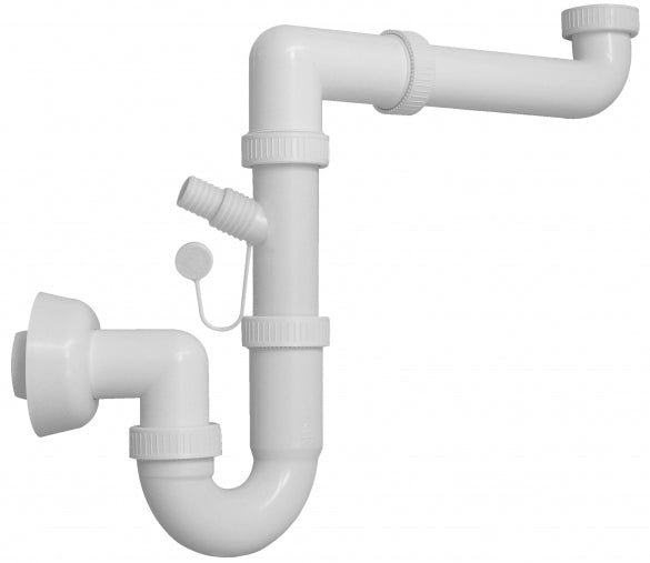 Sifone Salvaspazio Ad Una Via Per Lavello Inox