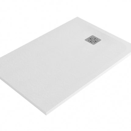 Piatto Doccia 90x170 in Mineralmarmo® - Colore: Granito Bianco (Senza Piletta)