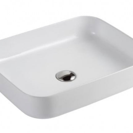 Lavabo Da Appoggio 500x400x140 mm In Ceramica