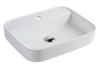 Lavabo Da Appoggio 500x400x140 mm Con Foro In Ceramica