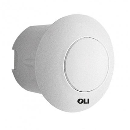 Oli - Pulsante remoto ad azionamento pneumatico in abs montaggio ad incasso - Colore: Bianco