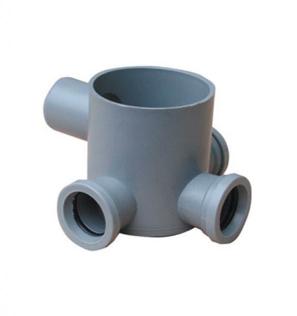 Bonomini - Pozzetto ø40 4 vie ad innesto senza tappo - basso