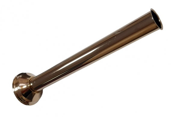 Tubo Con Paglietta Ø32 Con Rosone - Colore: Oro