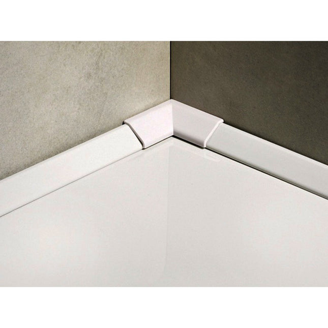 Angoli interni ed esterni per asta sanibord per vasca