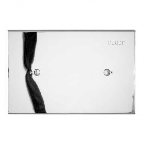Pucciplast - Placca Di Copertura - Colore: Cromo