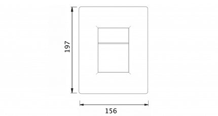 Grohe - Placca Skate Cosmopolitan Per Cassetta Grohe Ad Incasso - Colore: Cromato