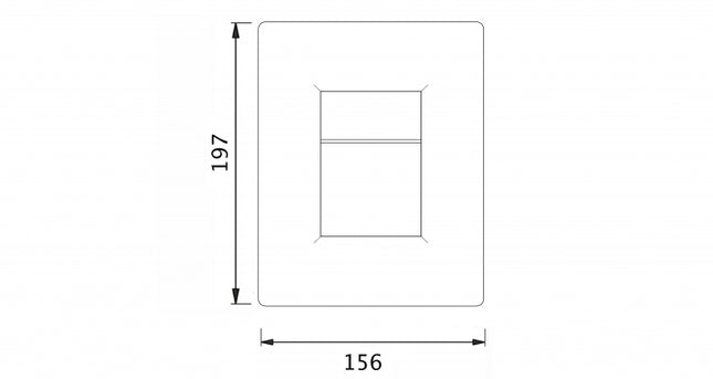 Grohe - Placca Skate Cosmopolitan Per Cassetta Grohe Ad Incasso - Colore: Cromato
