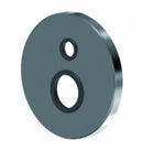 EURORAMA - Piastra/rosone/placca di ricambio incasso doccia con deviatore ø155 CON 2 FORI ø46 + ø23 - serie: klint