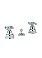 EURORAMA - Batteria/Gruppo Bidet Tre Fori Senza Canna Di Erogazione - Serie: Anais - Colore: Cromato