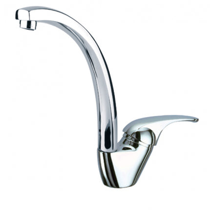 Eurorama - Miscelatore Lavello Cromato Canna Fusa - Serie: Reve