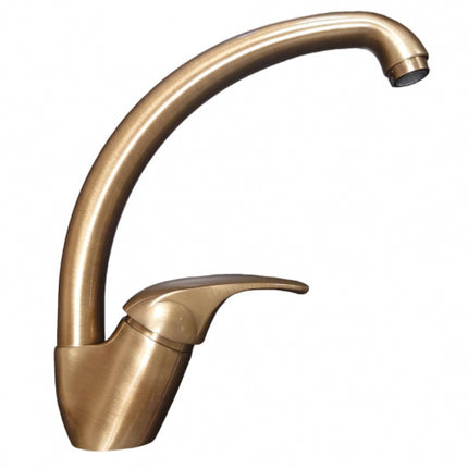 Eurorama - Miscelatore Lavello Bronzato Canna Fusa - Serie: Reve