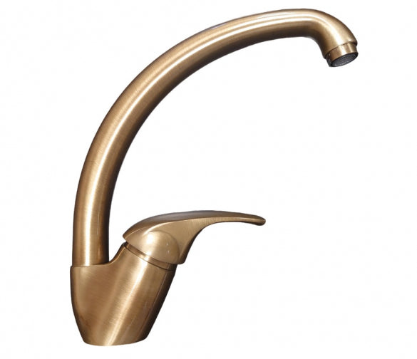 Eurorama - Miscelatore Lavello Bronzato Canna Fusa - Serie: Reve