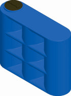 Cordivari - Serbatoio Parallelepipedo in polietilene da 2000 litri per acqua potabile