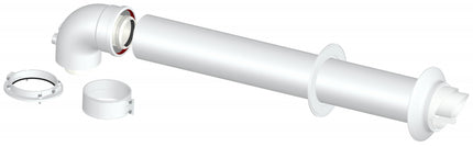 Stabile - Kit scarico fumi coassiale pps ø60/100 compatibile con 36 marchi diversi di caldaie a condensazione (vedi scheda tecnica)