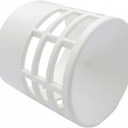 Stabile - Griglia ø 80 di scarico fumi in pps - Colore: Bianco
