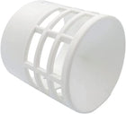 Stabile - Griglia ø 80 di scarico fumi in pps - Colore: Bianco