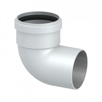 Stabile -  Curva 90° ø80 monoparete alluminio maschio-femmina