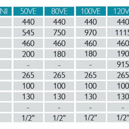 Isea - Scaldacqua/scaldabagno 100 litri con flangia a 5 bulloni - 2 anni di garanzia - Modello: Swing - Marca: Isea