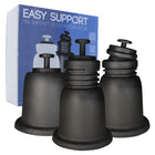 Kit supporti antivibrante base ⌀100 mm regolabili in altezza da un minimo di 100 mm fino a 130 mm