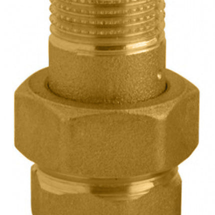 Raccordo 3 pezzi-bocchettone 1"1/4 maschio-femmina ottone giallo