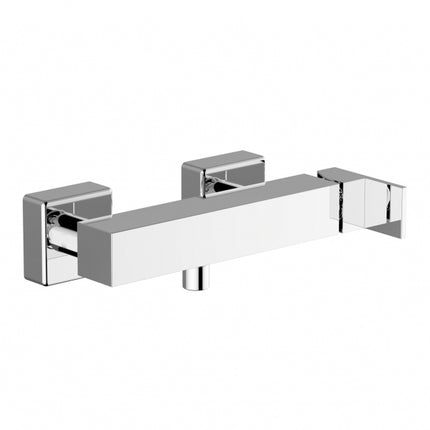 Teorema - Miscelatore doccia esterno cromato serie Pillar