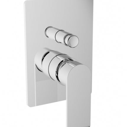 Teorema - Miscelatore Incasso Doccia Con Deviatore Cromato - Serie: Xs