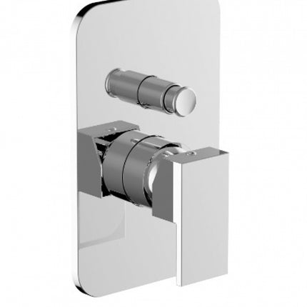 Teorema - Miscelatore Incasso Doccia Con Deviatore cromato Serie Pillar