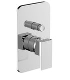 Teorema - Miscelatore Incasso Doccia Con Deviatore cromato Serie Pillar