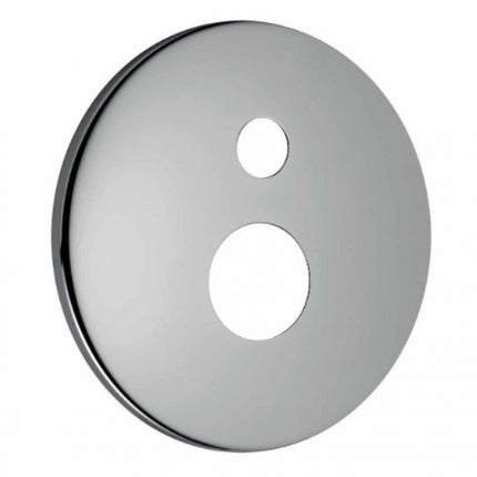 Ricambio Piastra ø170 CON 2 FORI ø46,5 + ø21,2 Per Miscelatore Doccia Con Deviatore