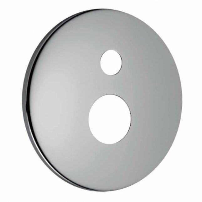 Ricambio Piastra ø170 CON 2 FORI ø46,5 + ø21,2 Per Miscelatore Doccia Con Deviatore