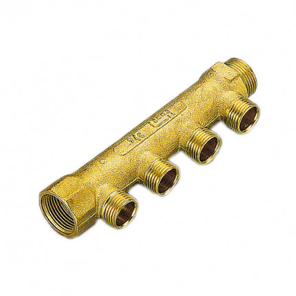 Collettore Per Riscaldamento Lineare Maschio/Femmina 3/4" - 2 VIE 1/2"