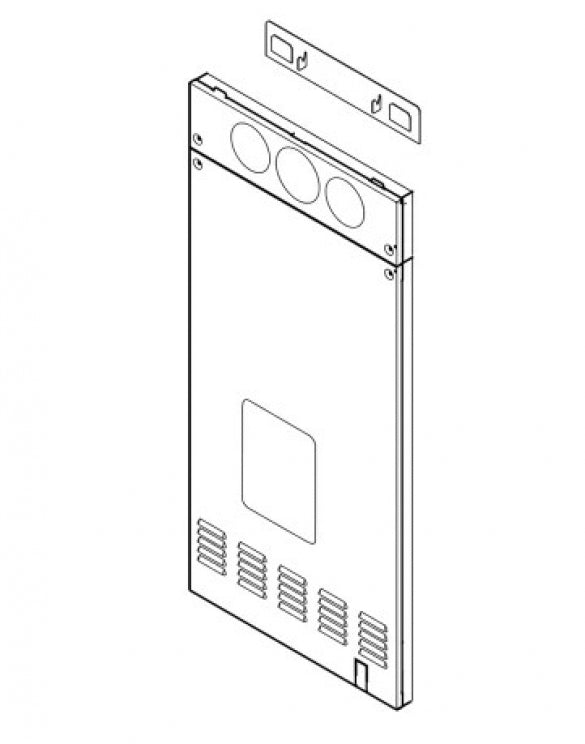 VAILLANT - Portina maggiorata per telaio incasso per installare caldaia ecotec intro