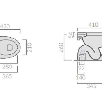 Vaso Infanzia In Porcellana Bianco