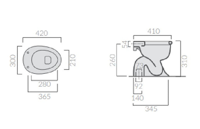 Vaso Infanzia In Porcellana Bianco