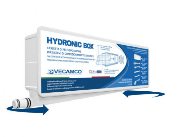 VECAM-CO - Cassetta Di Predisposizione Hydronic Box Con Scarico 430×125×65 MM